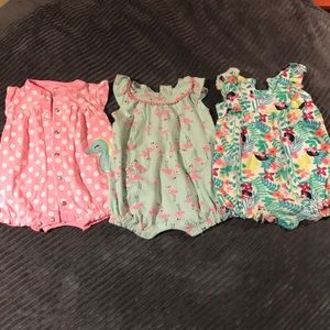 Super adorable baby girl onesies!